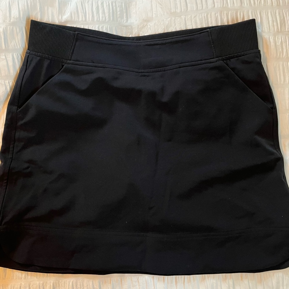 Black athletic skirt